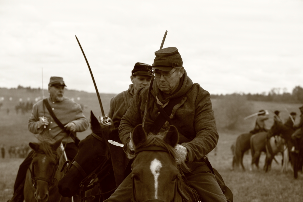 Mostra online di Aldo Consani "Guerra di secessione" - 5. I confederati si muovono