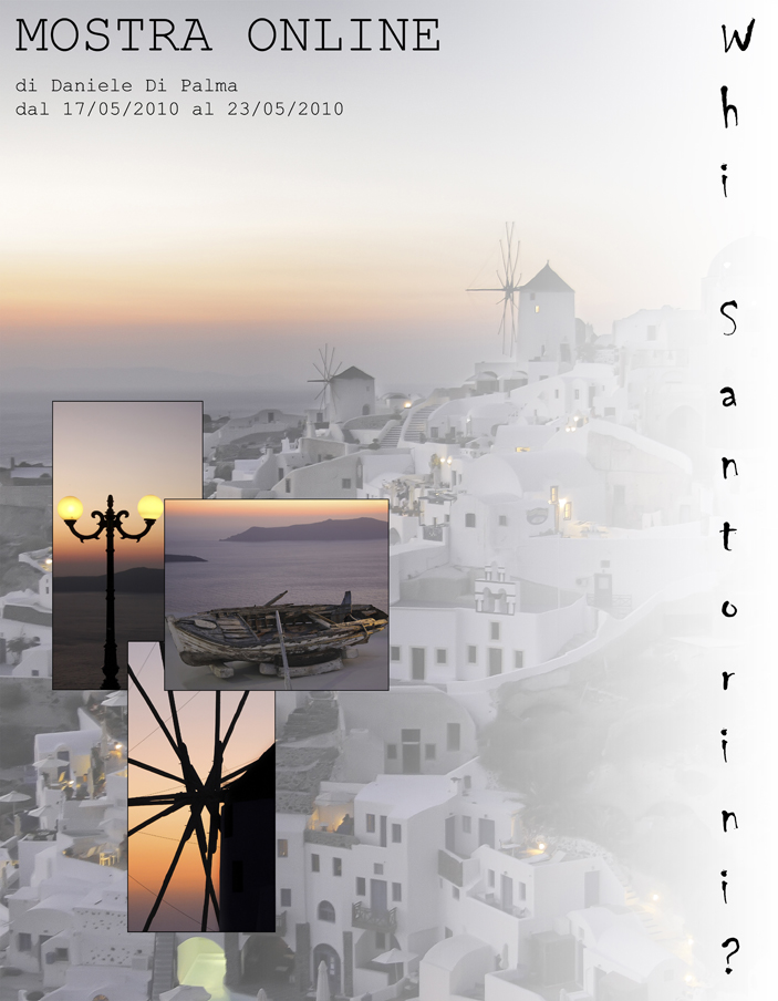 Mostra online di Daniele Di Palma "Why Santorini?"