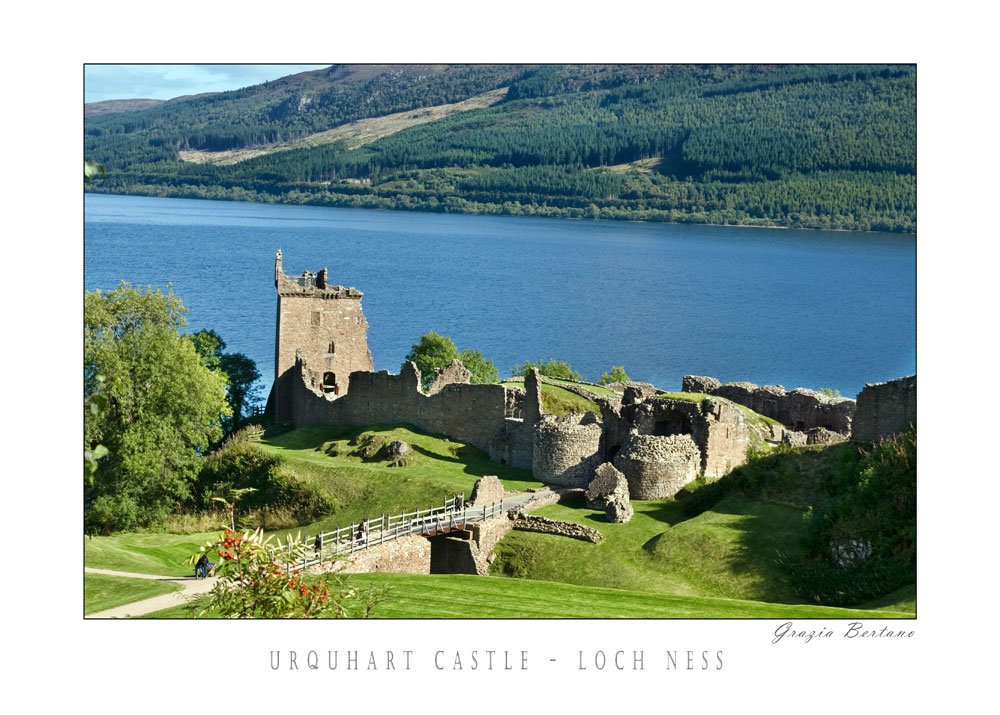 Mostra online di Grazia Bertano: "About Scotland" -  5. Urquhart Castle - Loch Ness