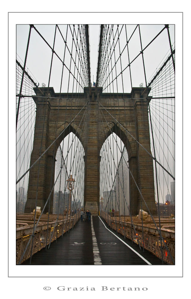 Mostra online di Grazia Bertano “Autumn in New York” - 4. Brooklyn Bridge