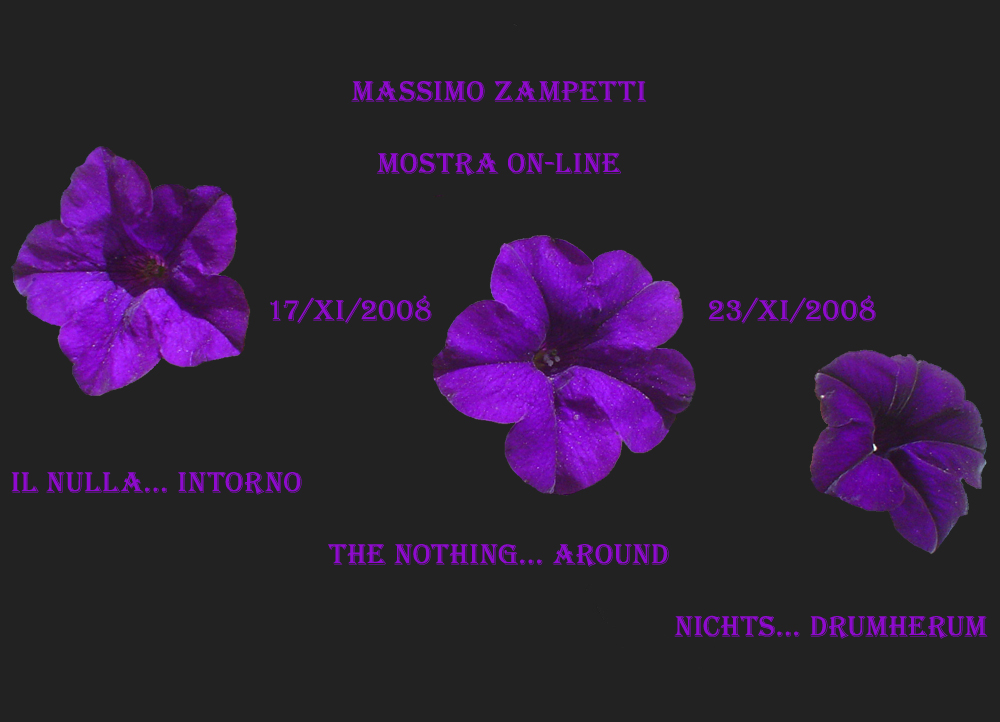 Mostra online di Massimo Zampetti "Il nulla... intorno" -