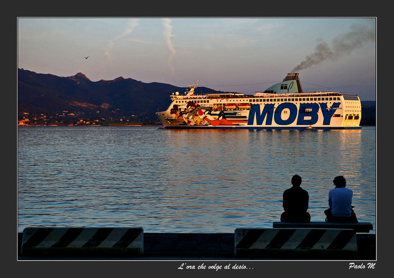 Mostra online di Paolo Mugnai: "Un giorno all'isola d'Elba" - 9. L'ora che volge al desìo...