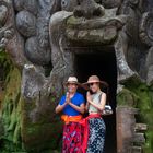 Mother and daughter at the Elephant Cave