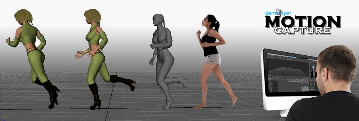 motion capture animazioni in studio