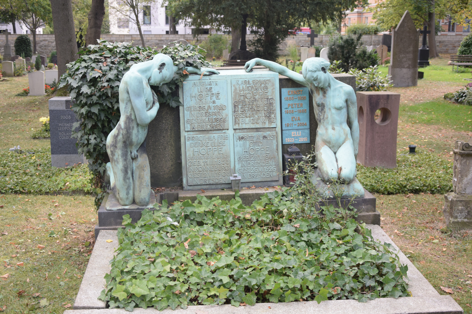 Motiv auf dem Alten Annenfriedhof in Dresden