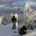 Motivsuche auf dem Feldberg/Taunus (3D Kreuzblick)