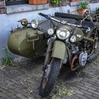 Moto con sidecar de la Segunda Guerra Mundial