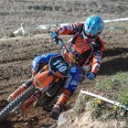 Moto-Cross-Frau