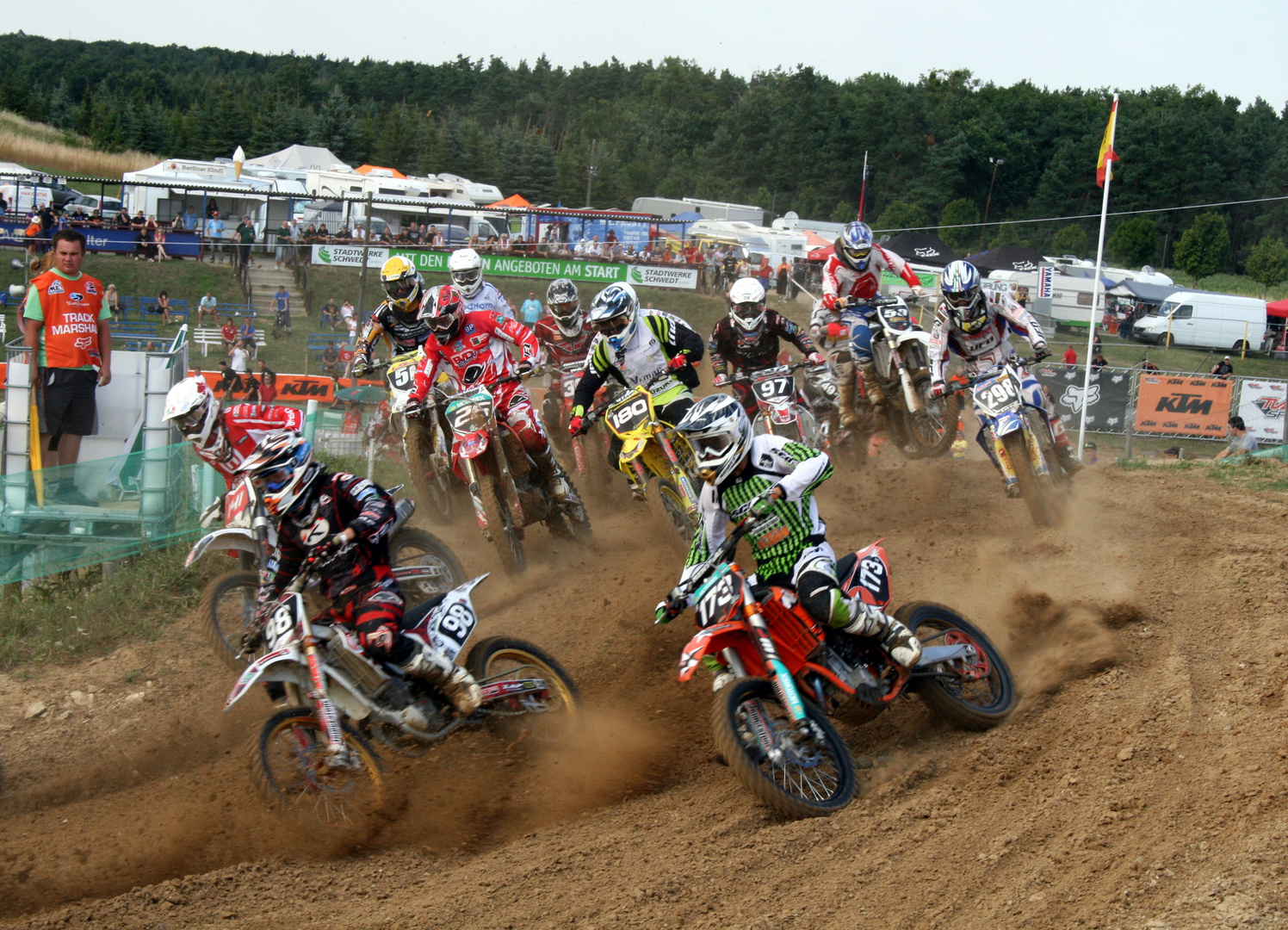 Moto Cross WM-Lauf in Schwedt 2010