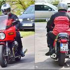 Moto Guzzi mit Beiwagen 