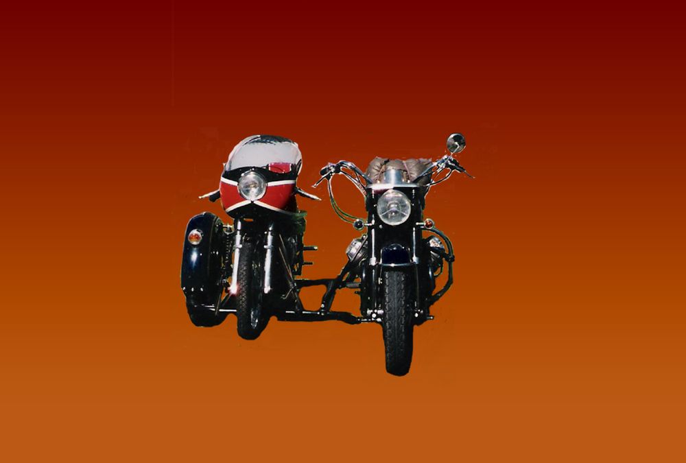 Moto Guzzi V7 mit Aermacci Harley Davidson