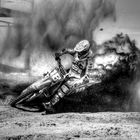 Motocross in black &white