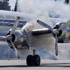 Motor beim Start - Super Constellation