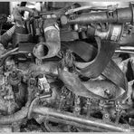 Motor Fiat Punto - in der Autowerkstatt zur Reparatur...