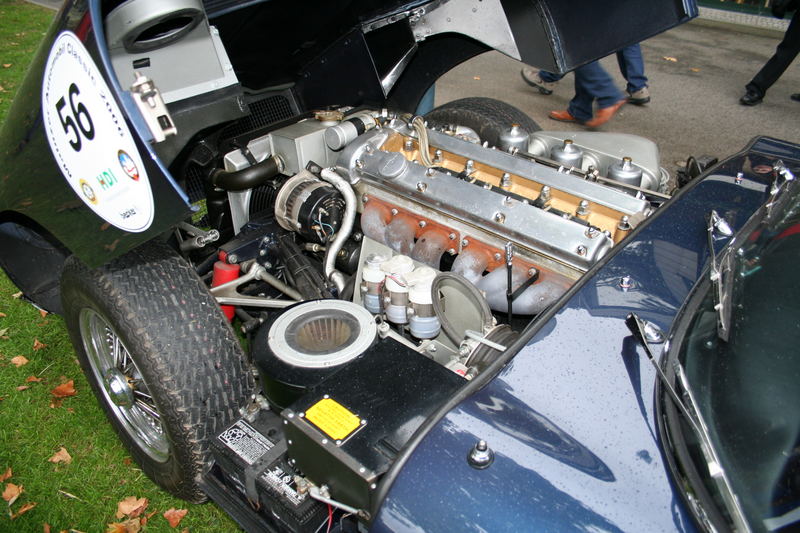 Motor von einen Jaguar E-Type.