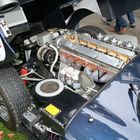 Motor von einen Jaguar E-Type.