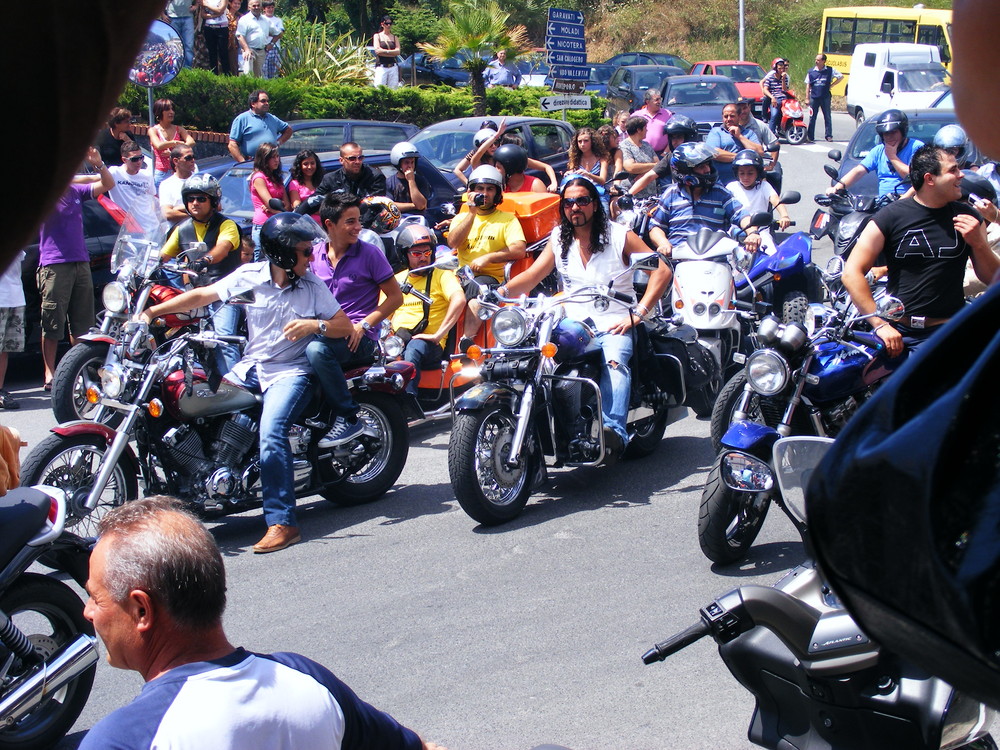 Motoradtreffen im Juli in Kalabrien