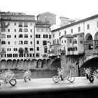 Motoraduno al Ponte Vecchio