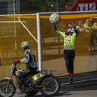 Motorball Torwart Szene