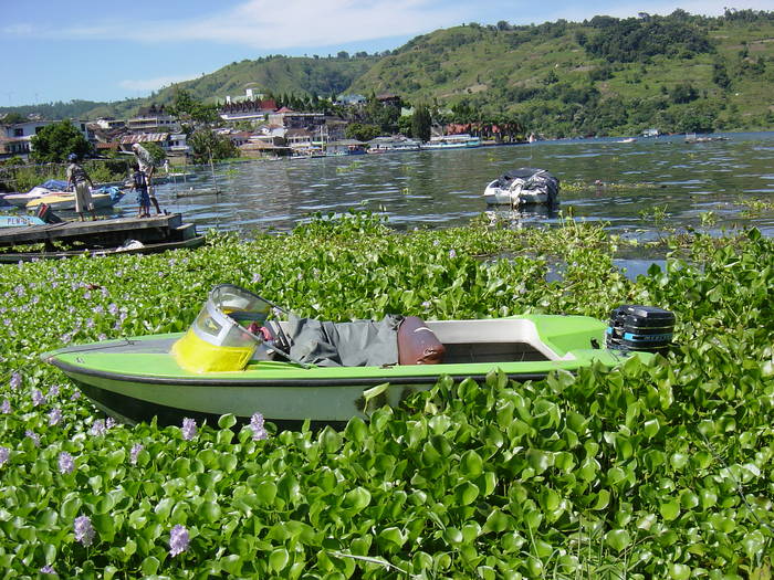 Motorboot Lake Toba, Sumatra