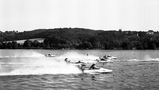 Motorboot-Rennen auf dem Baldeneysee 1962 von Hans-Jürgen G 