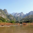 Motorbootfahrt auf dem Nam Ou (Laos)