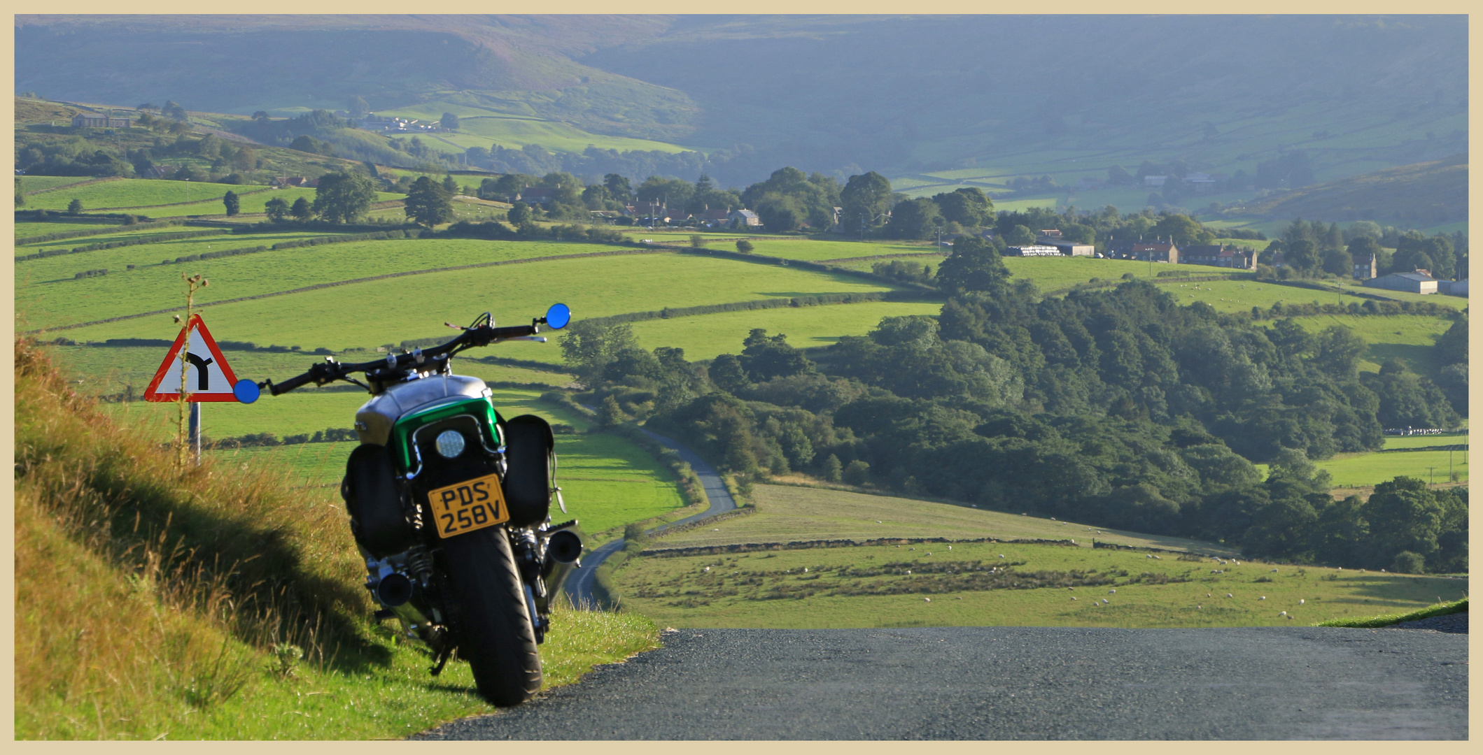 motorcycle near castleton