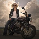 motorcycle woman