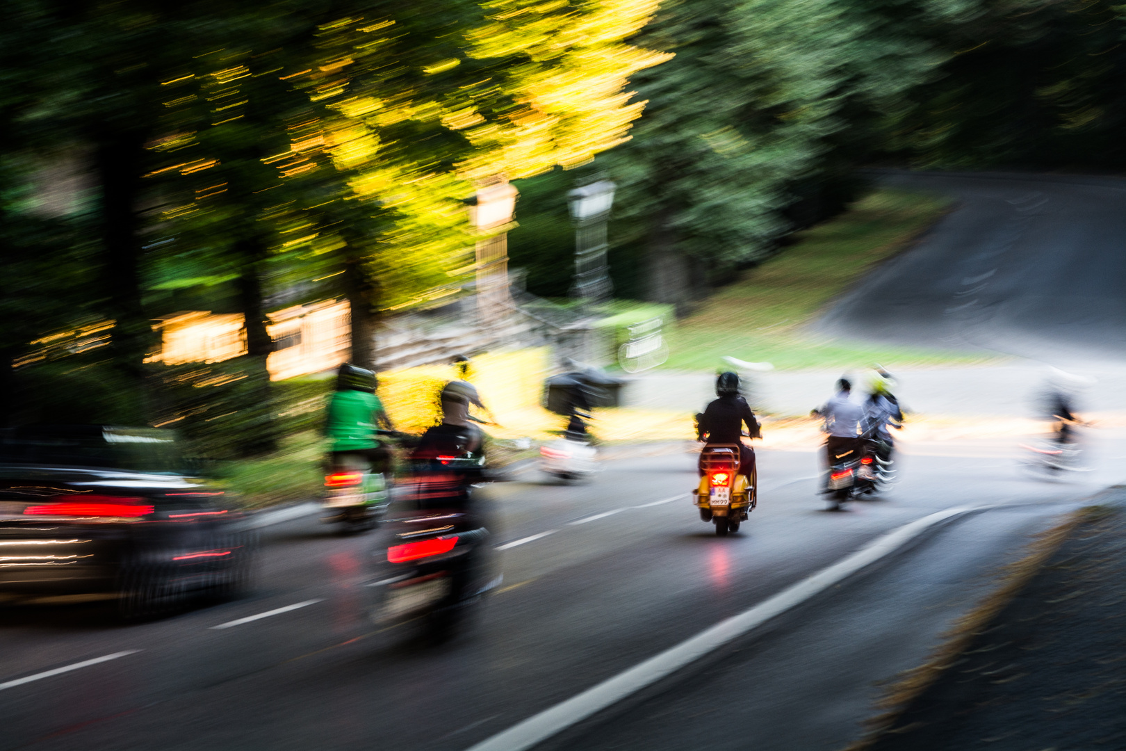 Motorisierte Wespen unterwegs