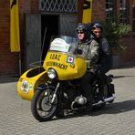 Motorrad ADAC mit Beiwagen