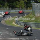 Motorrad Akkrobatik auf der Nordschleife