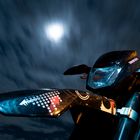 Motorrad bei Nacht