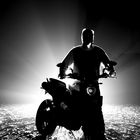 Motorrad bei Nacht..