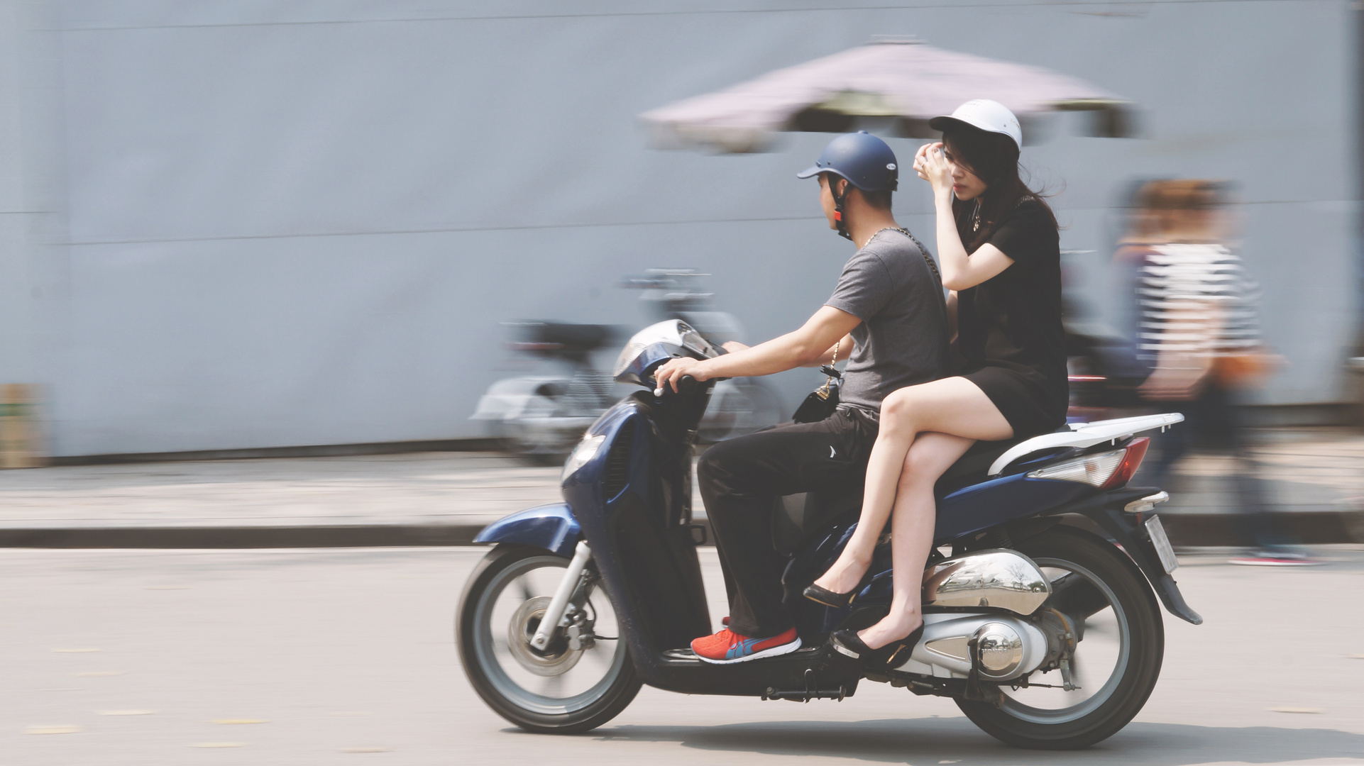 Motorrad fahren in Vietnam