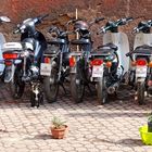 Motorrad-Parkplatz