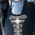 Motorrad Tankdetail