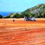 Motorrad Treff auf den Azoren (Rote Wüste)