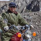 Motorradfahrer im Hochgebirge...