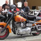 Motorradtreff  mit Kaffee trinken