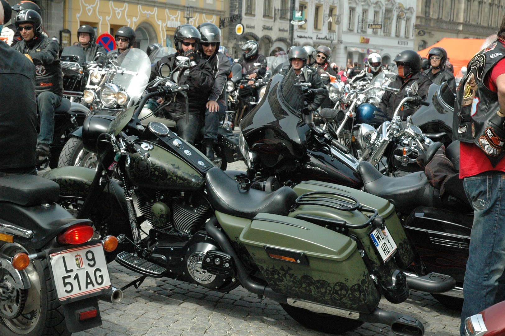 Motorradtreffen in Steyr