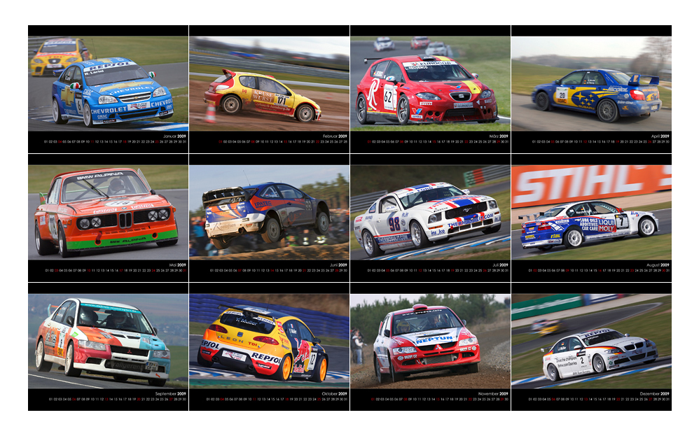 Motorsport-Kalender 2009
