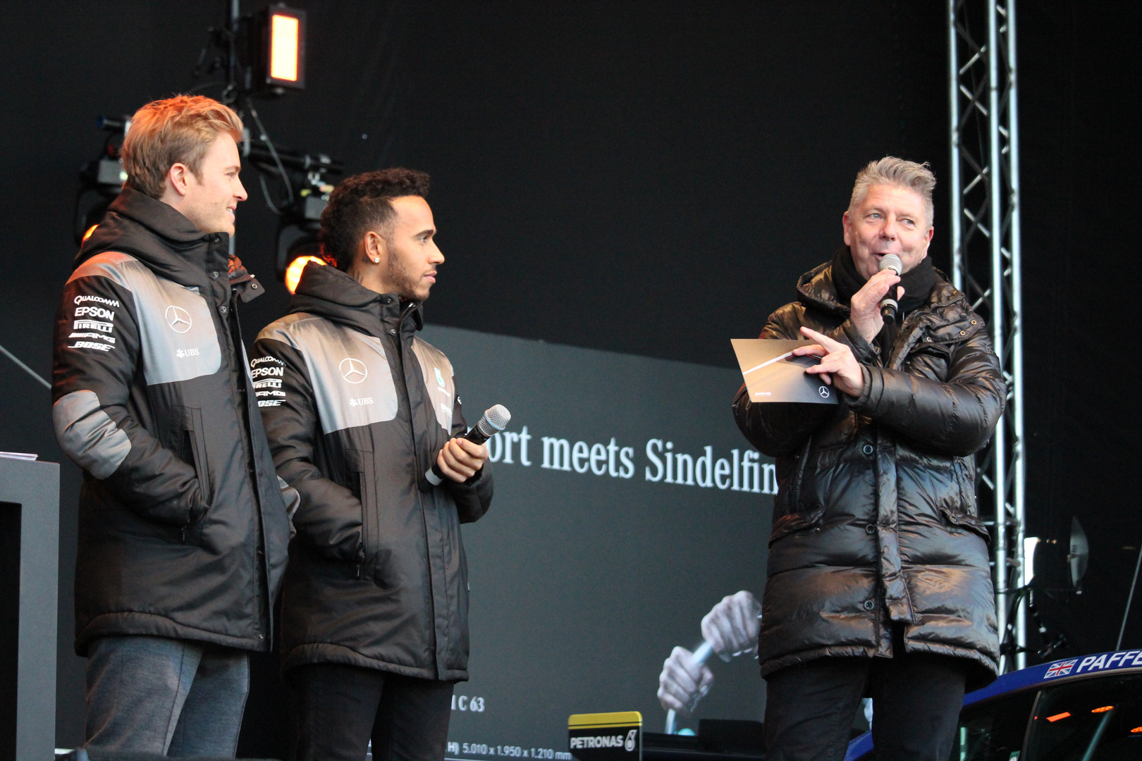 Motorsport meets Sindelfingen - Nico, Lewis und Heiko