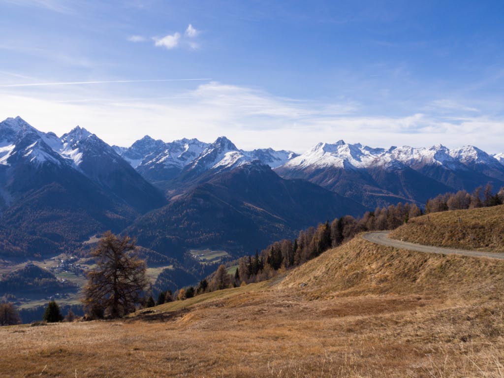 Motta Naluns ob Scuol/Schweiz