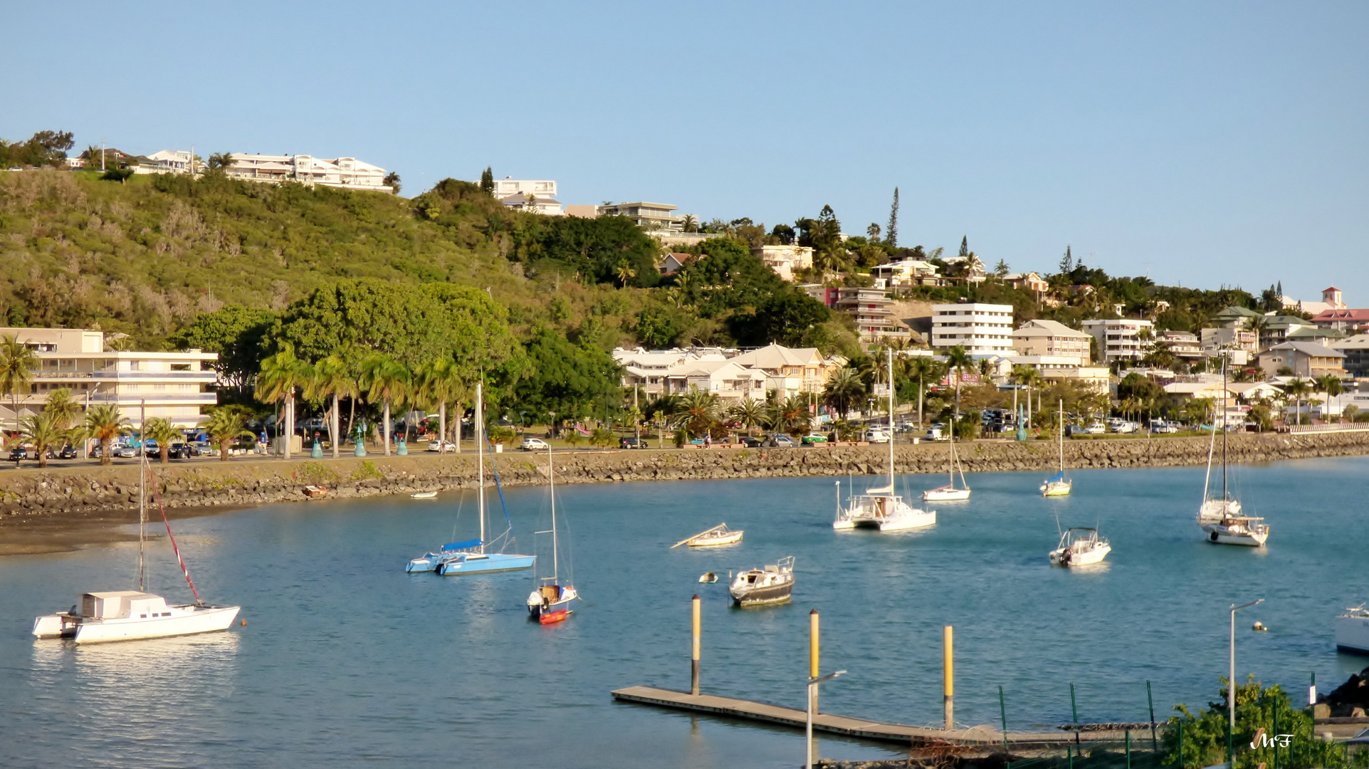 Mouillage dans la baie