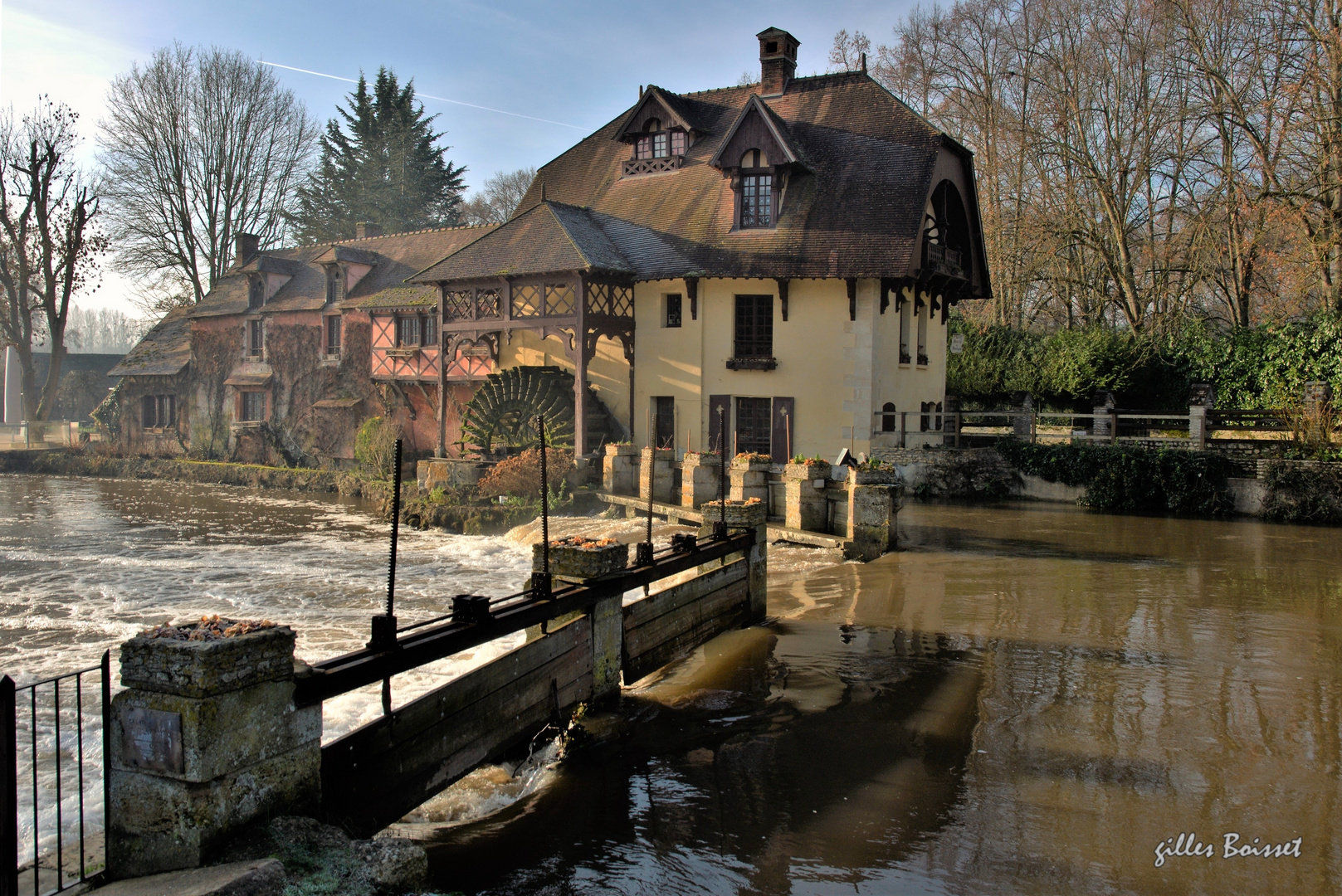 Moulin de Fourges en hiver