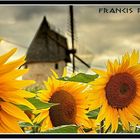 moulin et tournesol