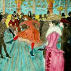 Moulin Rouge - frei nach Henri de Toulouse-Lautrec