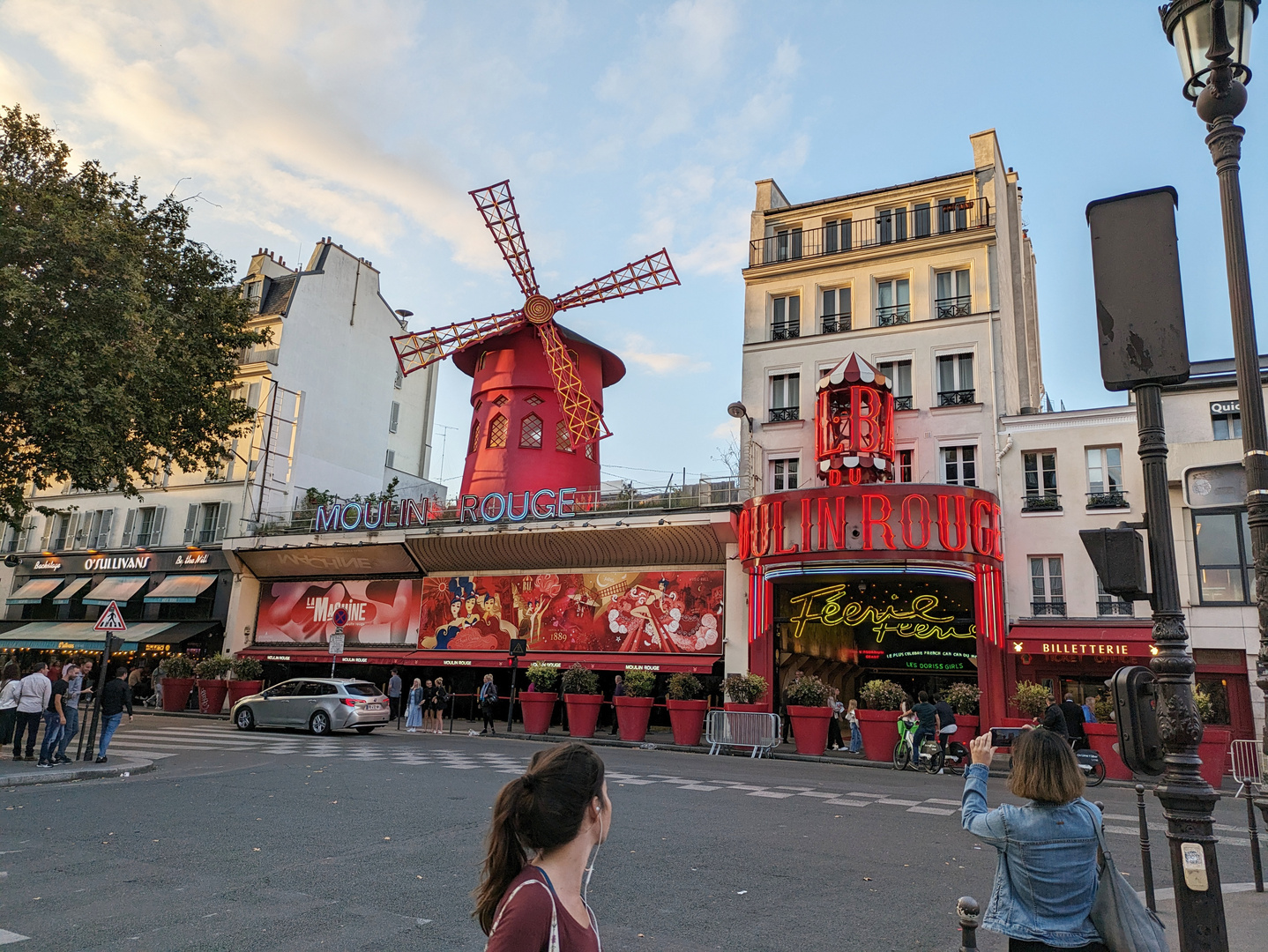 Moulin rouge in Paris recently taken with the mobile phone