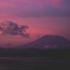 Mount Agung - active volcano in Bali - last eruption november 2017