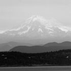 Mount Baker aus der Sicht von Vancouver Island